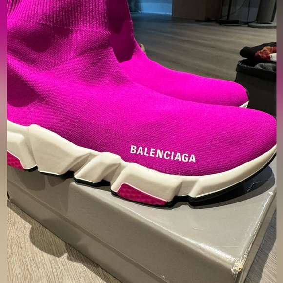 Balenciaga Speed Sneaker - Fuschia - size 38 - Picture 1 of 6